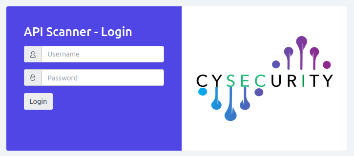 Login page
